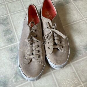 Keds ortholite tan canvas lace up Sneakers